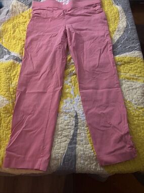 Madison Rose Pink Straight-Leg Jeans